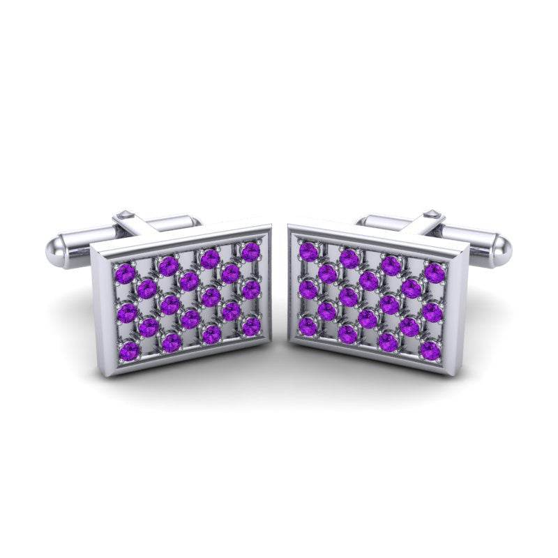 Pink Tourmaline Cufflinks