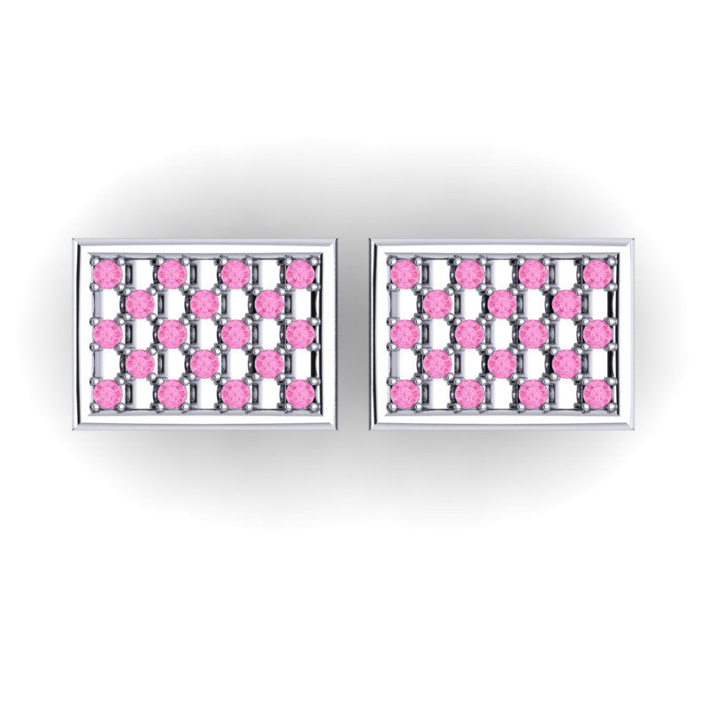 Pink Tourmaline Cufflinks