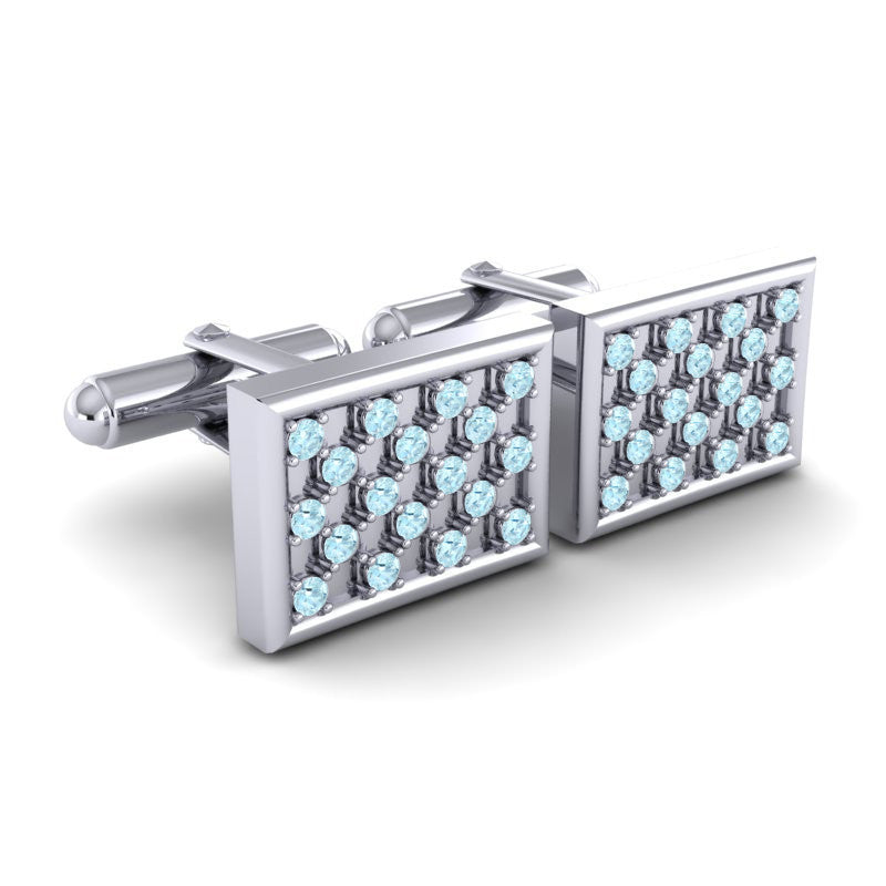 Aquamarine Cufflinks