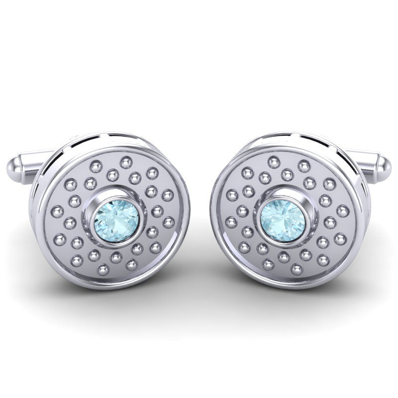 Aquamarine Cufflinks