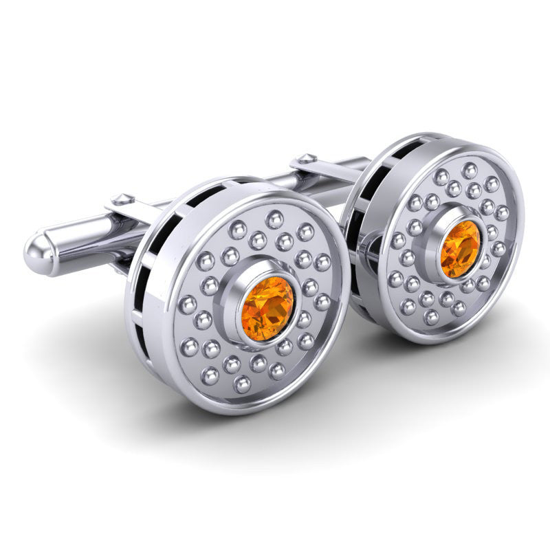 Citrine Cufflinks