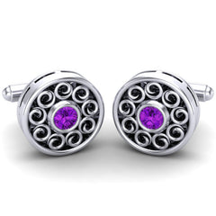 Amethyst Cufflinks