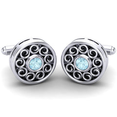 Aquamarine Cufflinks