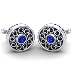 Blue Sapphire Cufflinks
