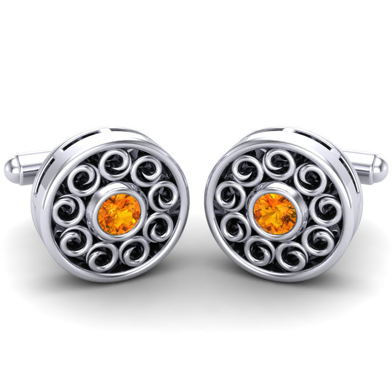 Citrine Cufflinks