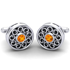 Citrine Cufflinks