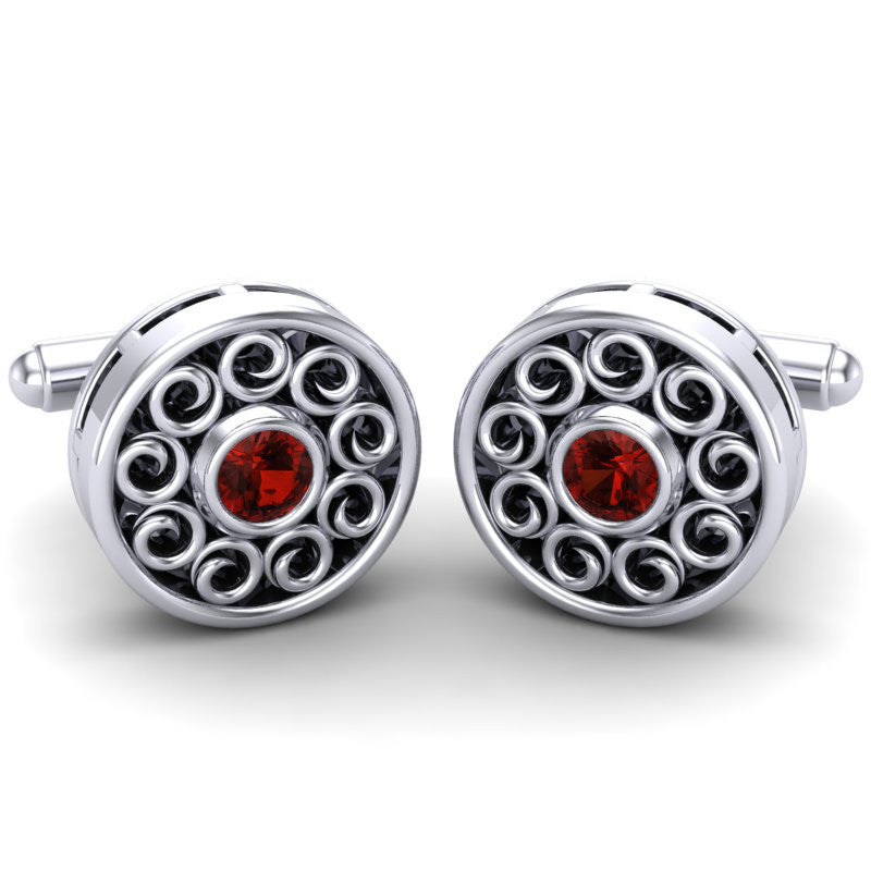 Garnet Cufflinks