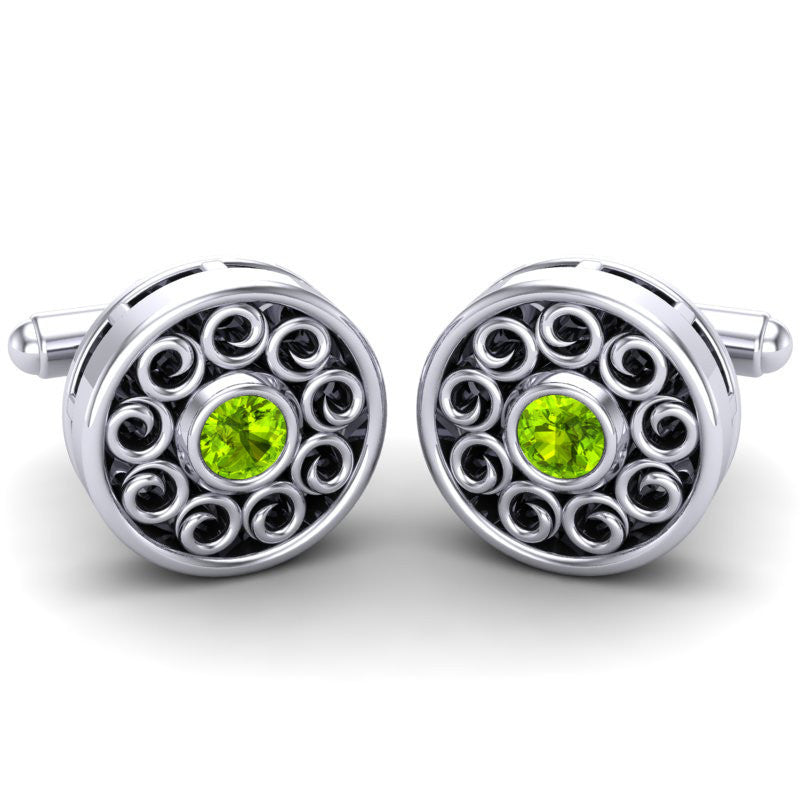 Peridot Cufflinks