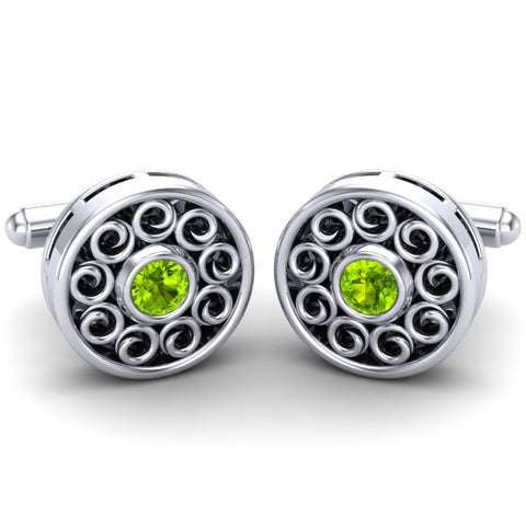 Peridot Cufflinks