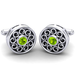 Peridot Cufflinks