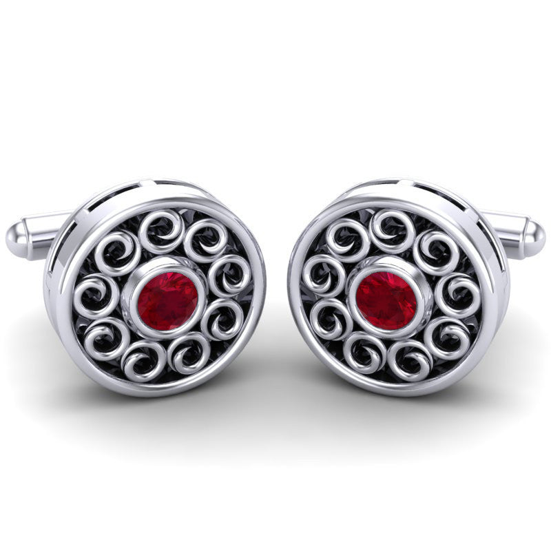 Ruby Cufflinks