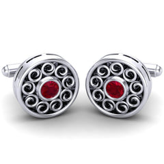 Ruby Cufflinks