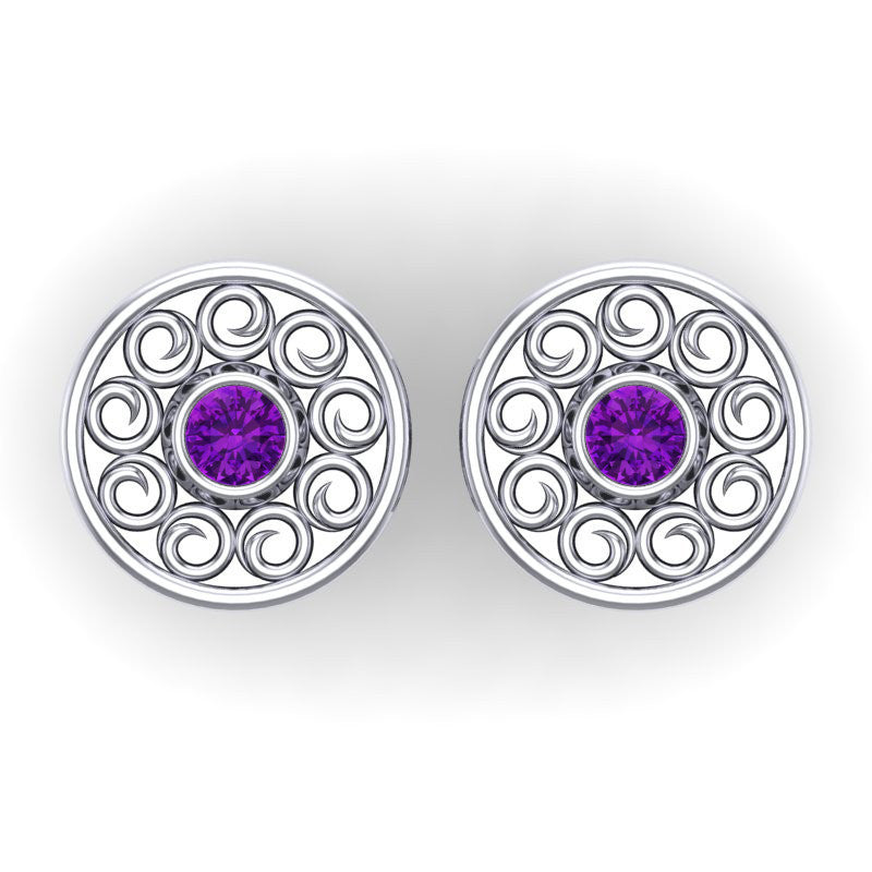 Amethyst Cufflinks