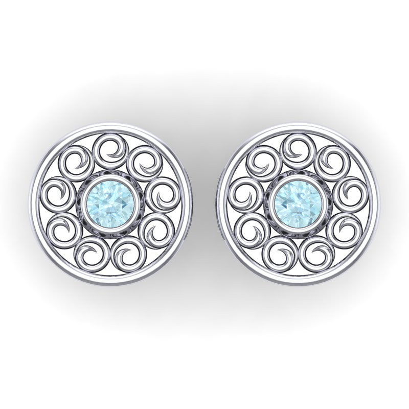 Aquamarine Cufflinks