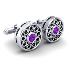 Amethyst Cufflinks