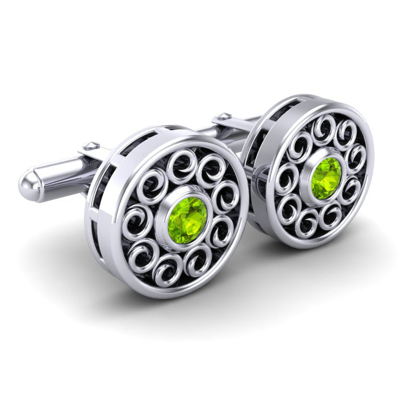 Peridot Cufflinks