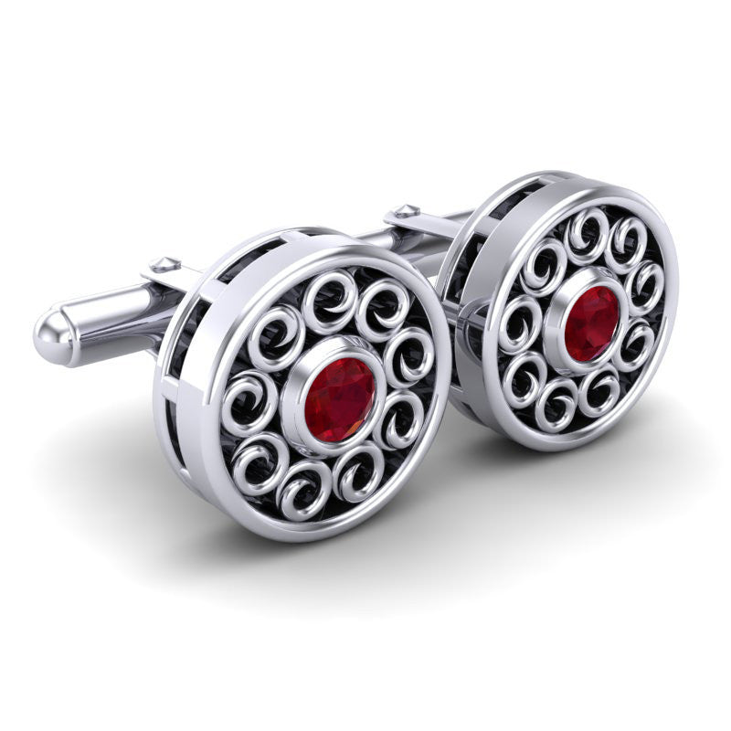 Ruby Cufflinks