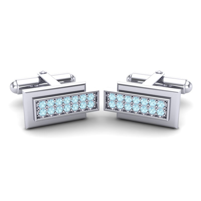 Aquamarine Cufflinks