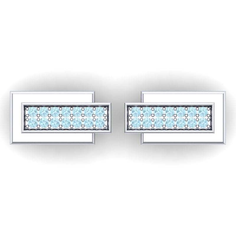 Aquamarine Cufflinks