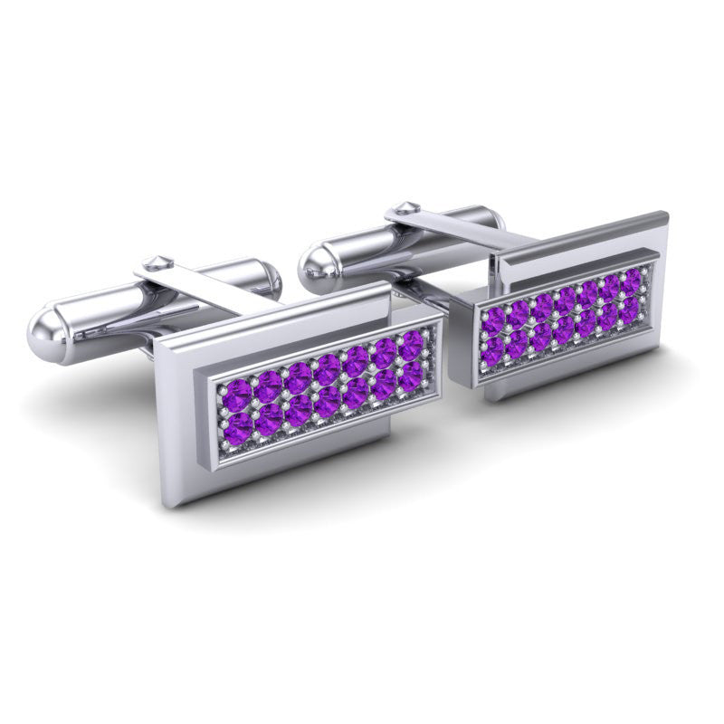 Amethyst Cufflinks