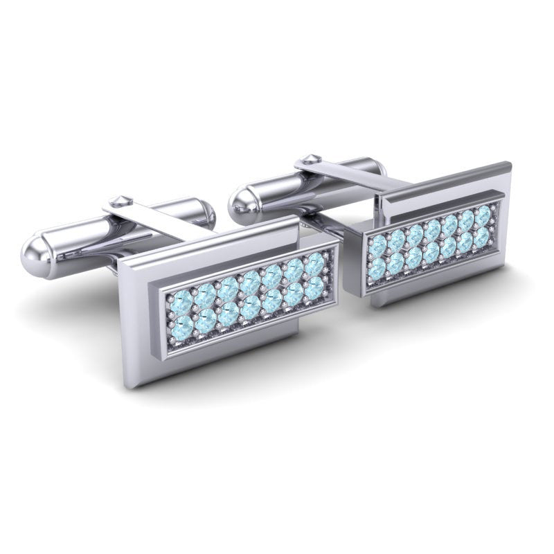 Aquamarine Cufflinks