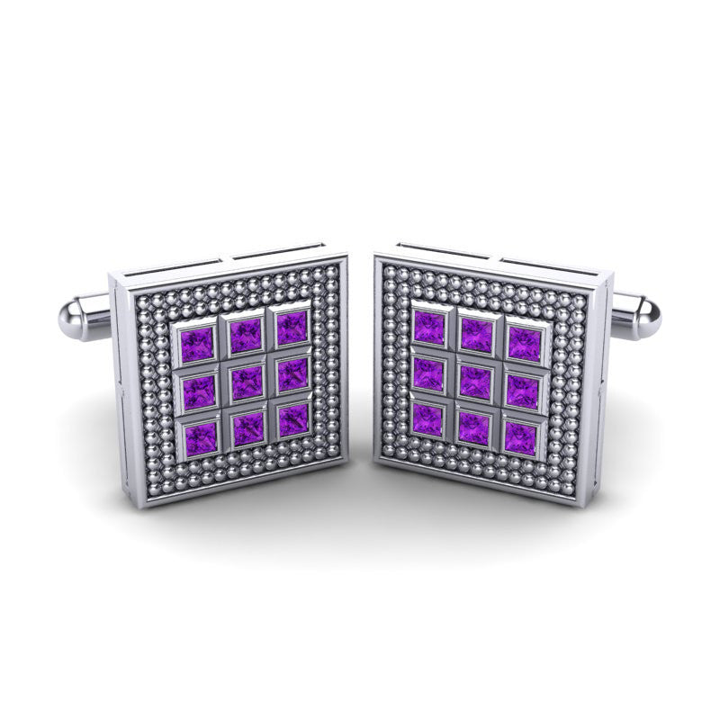 Amethyst Cufflinks