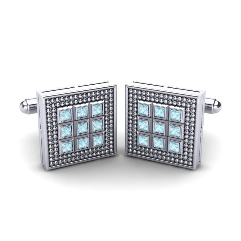 Aquamarine Cufflinks