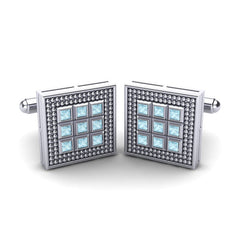 Aquamarine Cufflinks