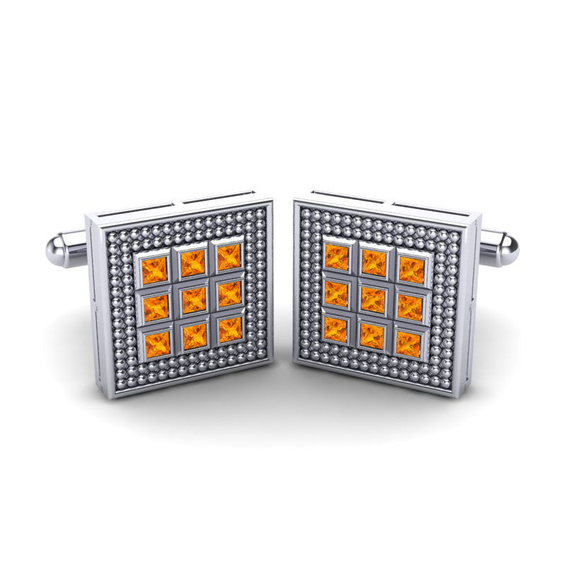 Citrine Cufflinks