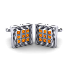 Citrine Cufflinks