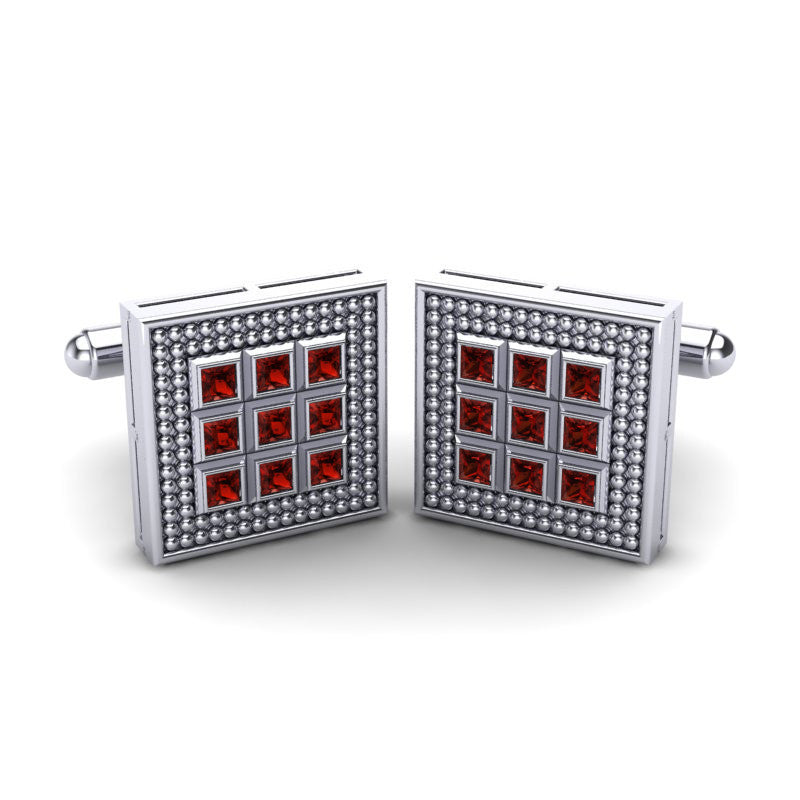 Garnet Cufflinks