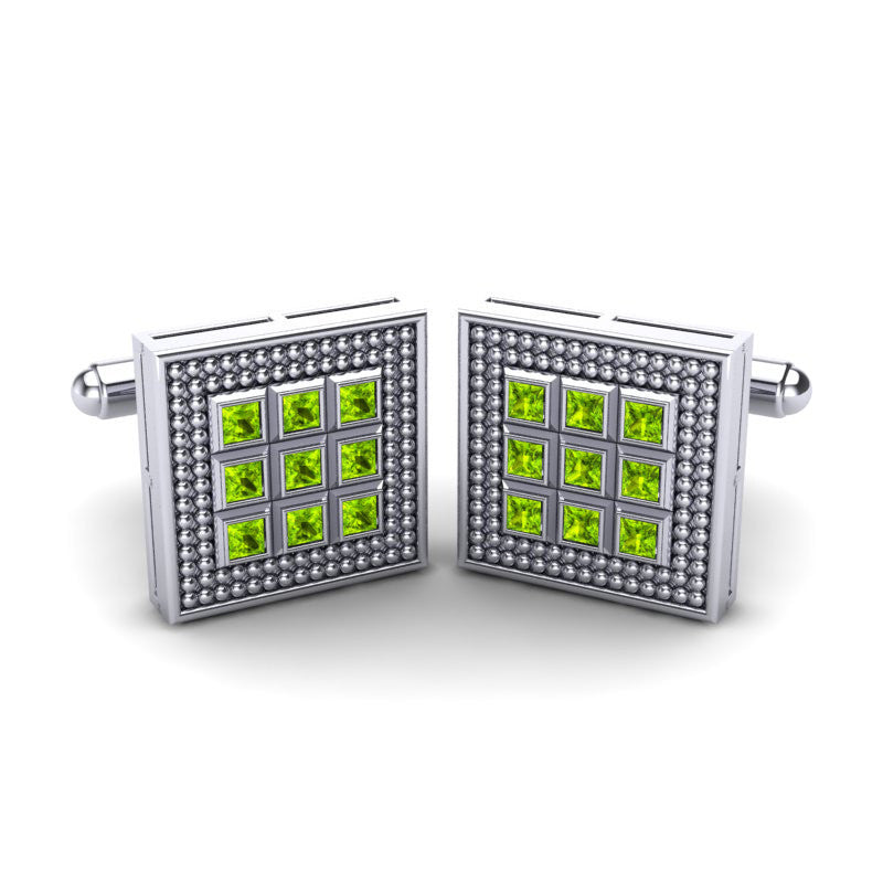 Peridot Cufflinks