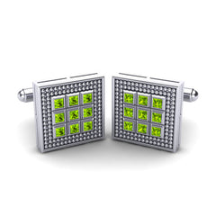 Peridot Cufflinks