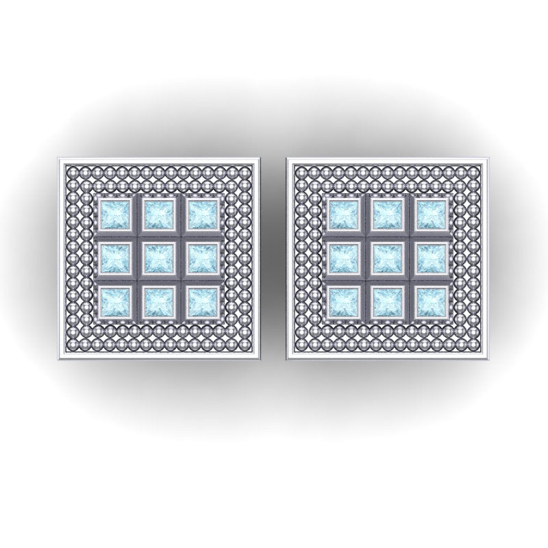 Aquamarine Cufflinks