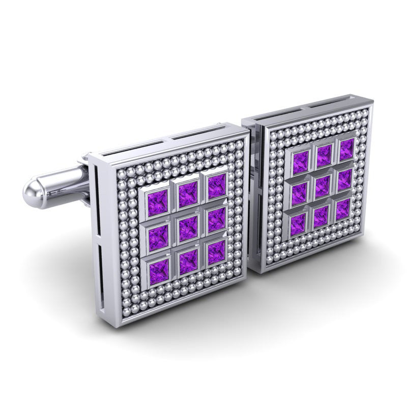 Amethyst Cufflinks