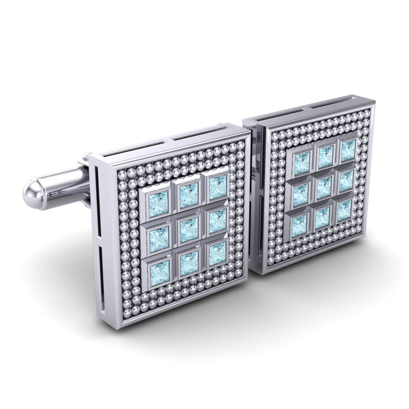Aquamarine Cufflinks