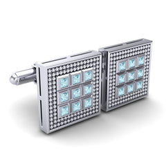 Aquamarine Cufflinks