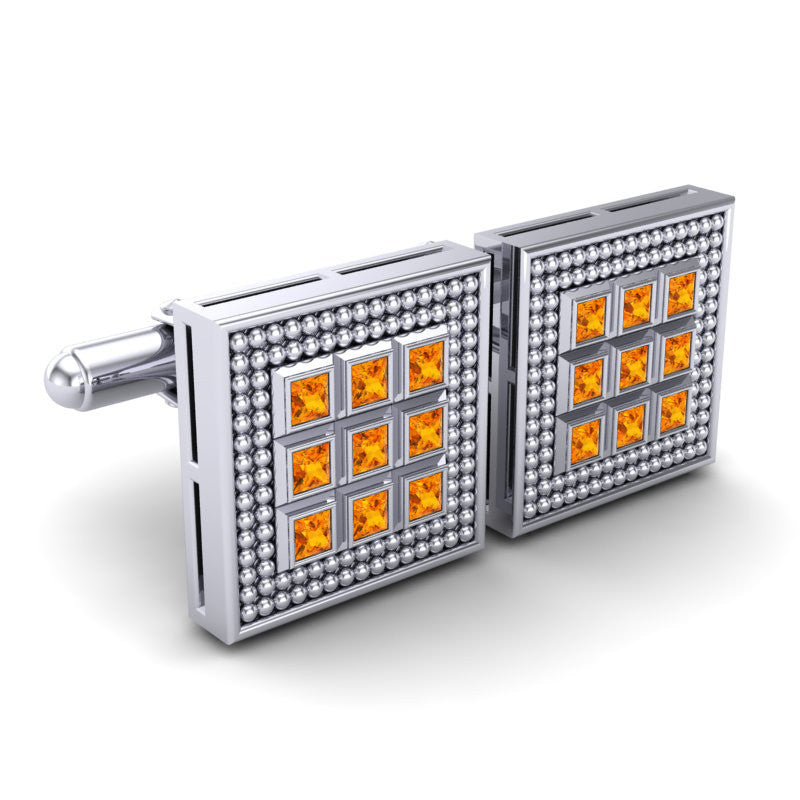Citrine Cufflinks