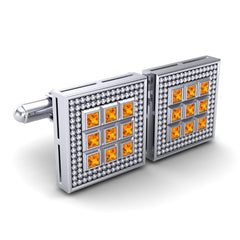Citrine Cufflinks