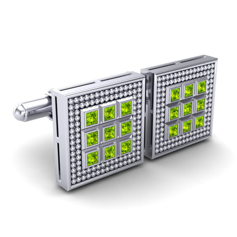 Peridot Cufflinks