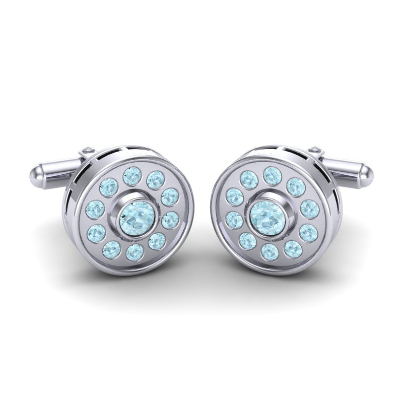 Aquamarine Cufflinks