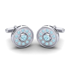 Aquamarine Cufflinks