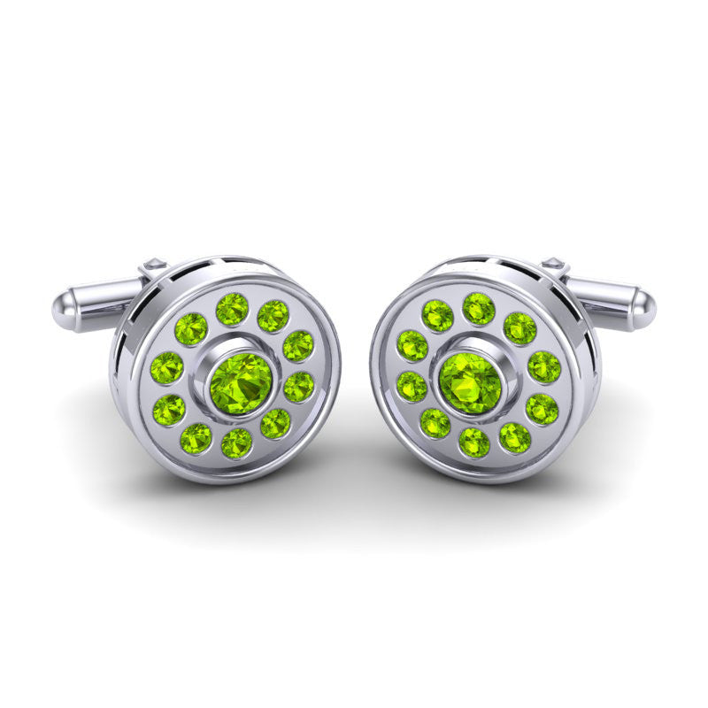 Peridot Cufflinks