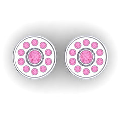 Pink Tourmaline Cufflinks