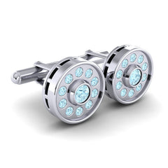 Aquamarine Cufflinks