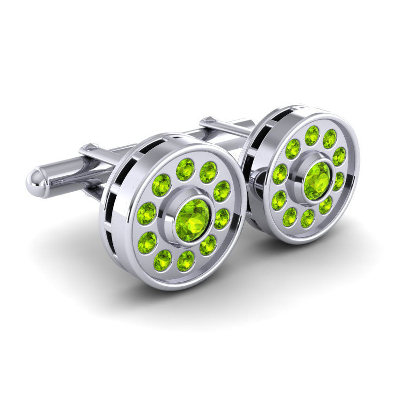 Peridot Cufflinks