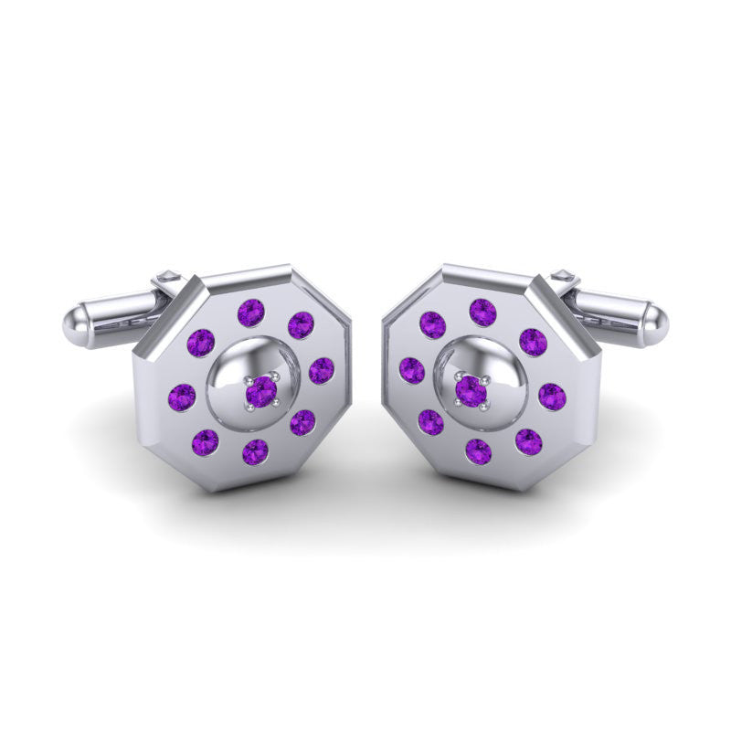 Amethyst Cufflinks