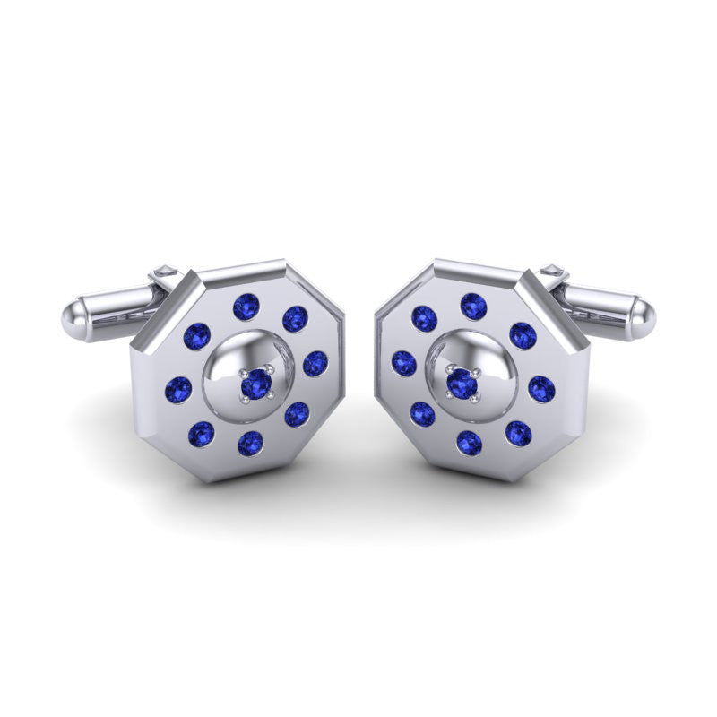 Blue Sapphire Cufflinks