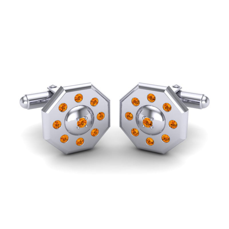 Citrine Cufflinks