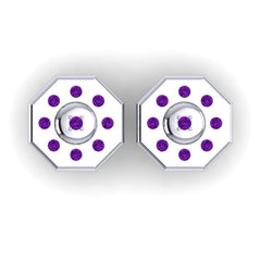 Amethyst Cufflinks